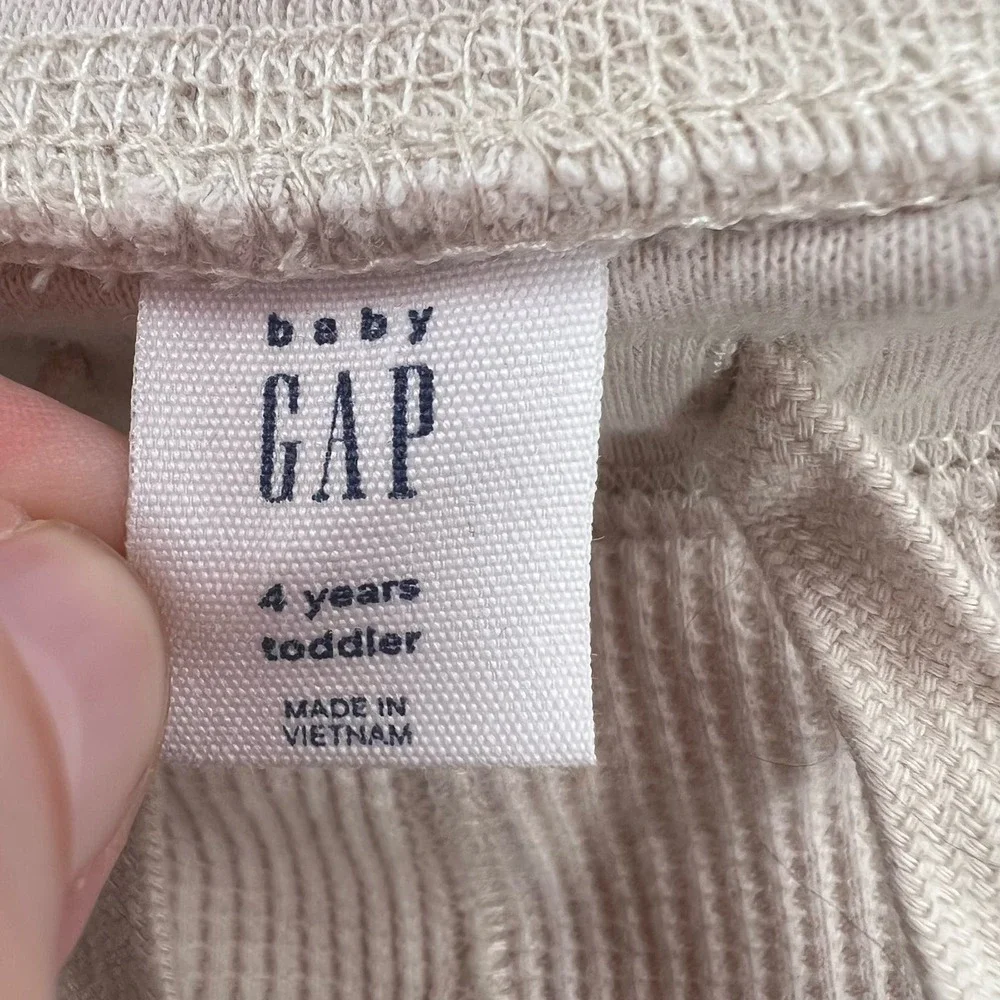 Gap‎ Cream Thermal Jogger Size 4T